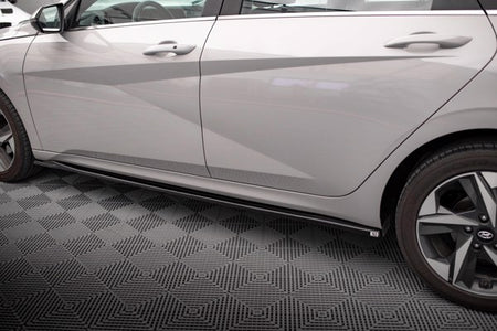 Maxton Side Skirts Diffusers Hyundai Elantra Mk7 - Gloss Black