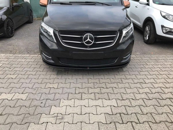 Maxton Front Splitter V.1 Mercedes V-Class W447 - Gloss Black