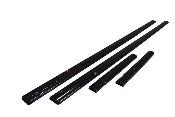 Maxton Side Skirts Diffusers Ford Transit Custom Mk1 Fl - Gloss Black