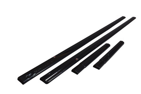 Maxton Side Skirts Diffusers Ford Transit Custom Mk1 Fl - Gloss Black