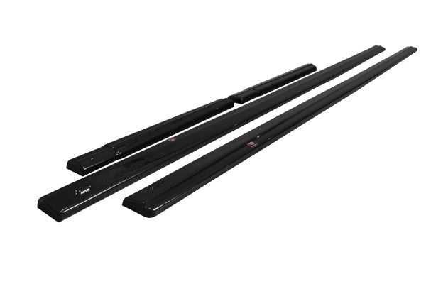 Maxton Side Skirts Diffusers Ford Transit Custom Mk1 Fl - Gloss Black
