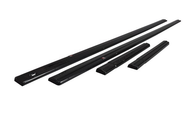 Maxton Side Skirts Diffusers Ford Transit Custom Mk1 Fl - Gloss Black