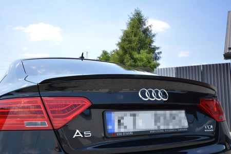 Maxton Spoiler Extension Audi A5 Sportback S-Line Mk1. Facelift (8T) - Gloss Black