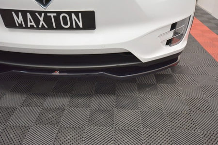 Maxton Front Splitter V.2 Tesla Model X - Gloss Black