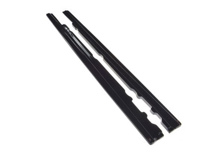 Maxton Side Skirts Diffusers Mercedes-Benz E43 Amg / Amg-Line W213 - Gloss Black