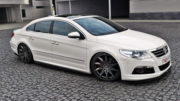 Maxton Front Splitter VW Passat Cc R36 Rline (Preface) - Gloss Black