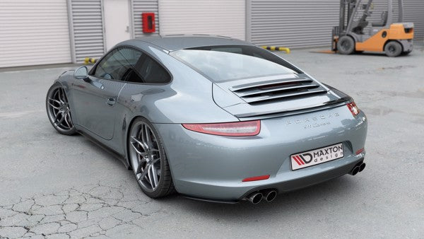 Maxton Rear Side Splitters Porsche 911 Carrera 991 - Gloss Black