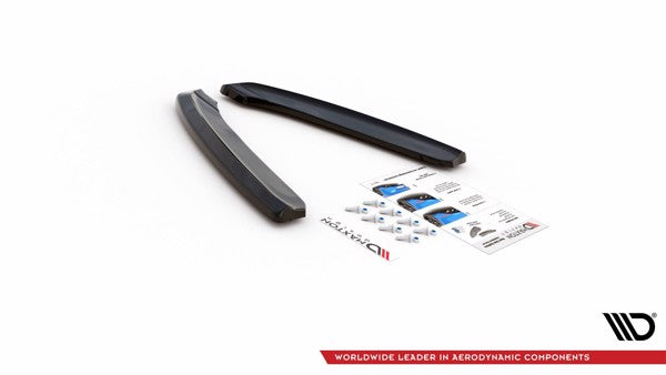 Maxton Rear Side Splitters Porsche 911 Carrera 991 - Gloss Black