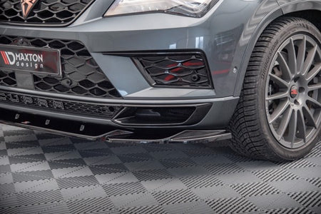 Maxton Front Splitter V.2 Cupra Ateca - Gloss Black