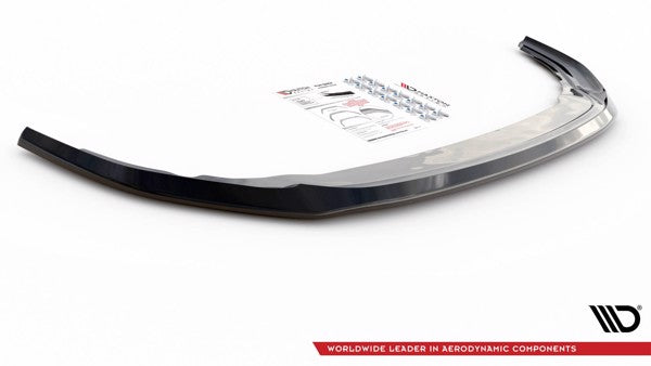Maxton Front Splitter V.5 Volkswagen Golf R Mk8 - Gloss Black