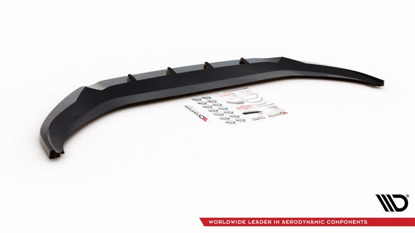 Maxton Front Splitter V.1 Volkswagen Caddy Mk5 - Gloss Black