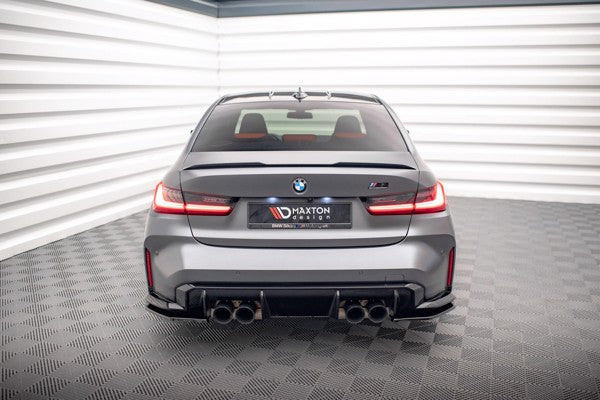 Maxton Rear Side Splitters V.2 BMW M3 G80 - Gloss Black