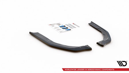 Maxton Rear Side Splitters V.2 BMW M3 G80 - Gloss Black