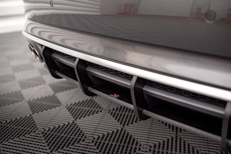 Maxton Street Pro Rear Diffuser Audi S5 Coupe / Sportback F5 - Black
