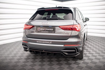 Maxton Spoiler Cap Audi Q3 S-Line F3 - Gloss Black