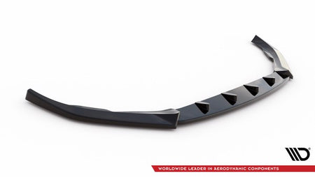 Maxton Front Splitter Volvo V90 R-Design Mk2 - Gloss Black