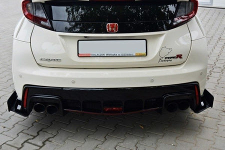 Maxton Racing Rear Side Splitters Honda Civic Ix Type R
