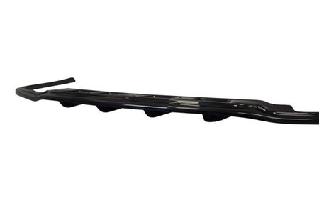 Maxton Central Rear Splitter Lexus Is Mk3 H (With Vertical Bars) - Gloss Black