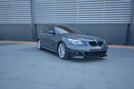 Maxton Front Splitter For BMW 5 E60/61 M-Pack - Gloss Black