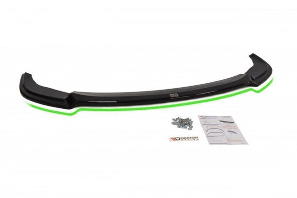 Maxton Front Splitter For BMW 5 E60/61 M-Pack - Gloss Black