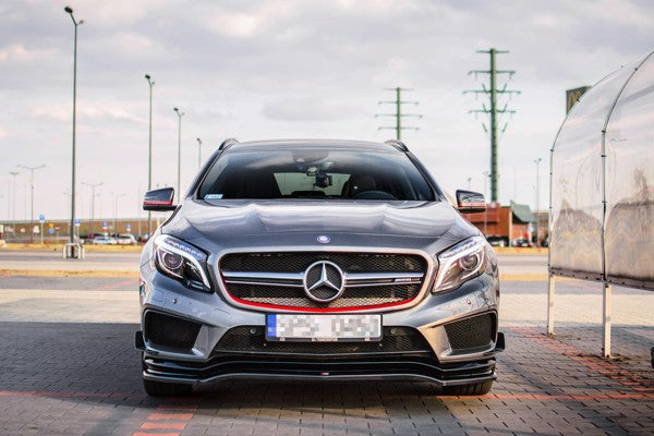 Maxton Front Splitter Mercedes-Benz Gla 45 Amg Suv (X156) Preface - Gloss Black