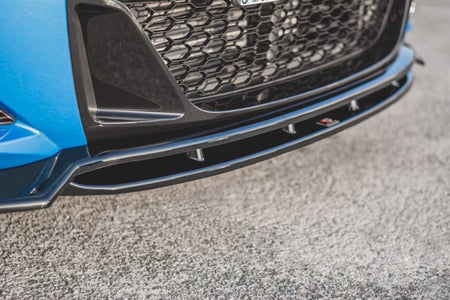 Maxton Front Splitter For BMW X2 F39 M-Pack - Gloss Black