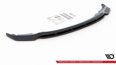 Maxton Front Splitter For BMW X2 F39 M-Pack - Gloss Black