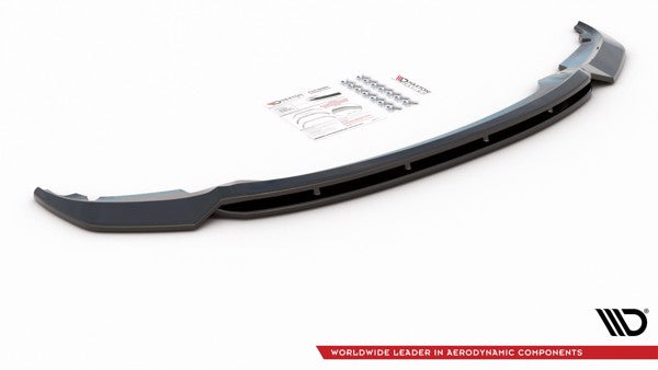 Maxton Front Splitter For BMW X2 F39 M-Pack - Gloss Black