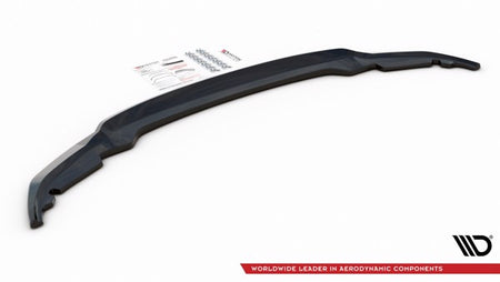 Maxton Front Splitter For BMW X2 F39 M-Pack - Gloss Black