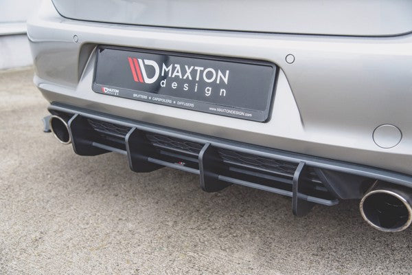 Maxton Racing Durability Rear Diffuser V.2 VW Golf 7 Gti - Black