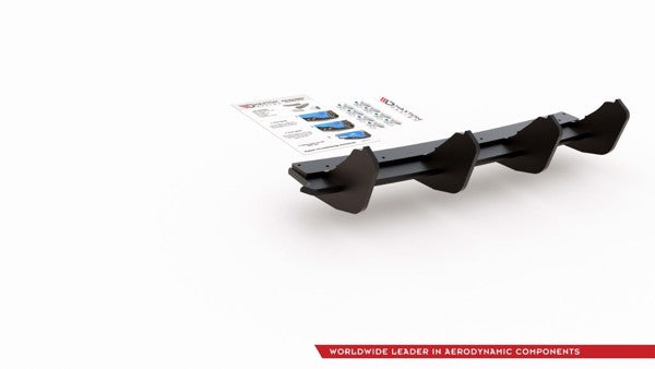 Maxton Racing Durability Rear Diffuser V.2 VW Golf 7 Gti - Black