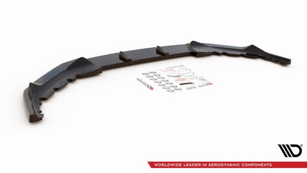 Maxton Front Splitter V.1 BMW 5 G30 Facelift M-Pack - Gloss Black