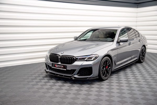 Maxton Front Splitter V.1 BMW 5 G30 Facelift M-Pack - Gloss Black