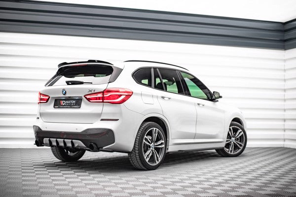Maxton Spoiler Cap BMW X1 M-Pack F48 - Gloss Black