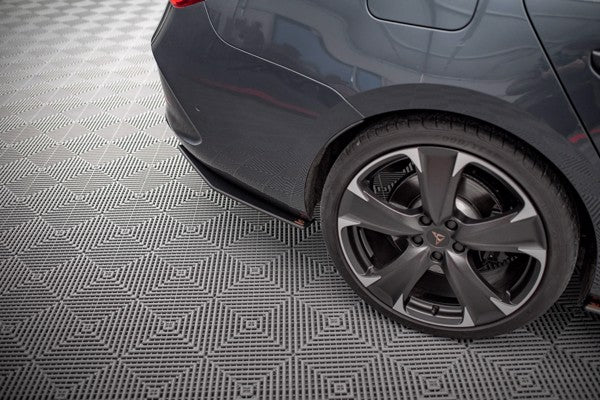 Maxton Street Pro Rear Side Splitters Cupra Leon St - Black