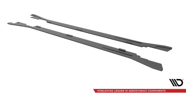 Maxton Street Pro Side Skirts Diffusers V.2 Volkswagen Arteon R / R-Line Facelift - Black