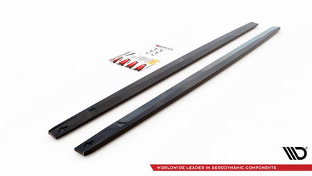 Maxton Side Skirts Diffusers Ford Kuga St-Line Mk3 - Gloss Black
