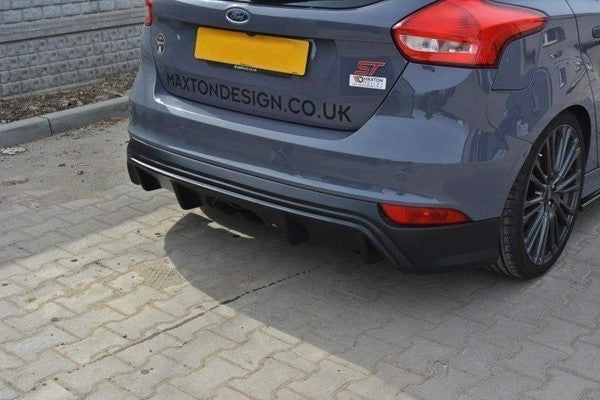 Maxton Rear Valance Ford Focus St Mk3 Fl (RS-Look) - Gloss Black