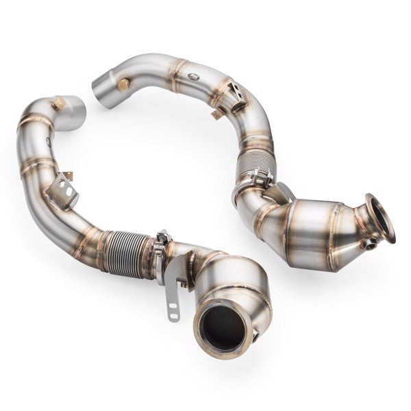 RM Motors Downpipe BMW M5 F90 + CATALYST HJS 300 cpsi EURO 6