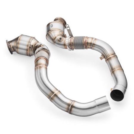 RM Motors Downpipe BMW M5 F90 + CATALYST HJS 300 cpsi EURO 6