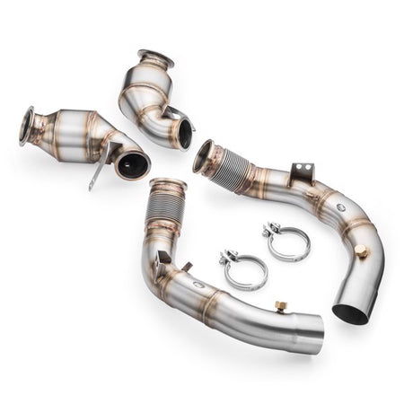 RM Motors Downpipe BMW M5 F90 + CATALYST HJS 300 cpsi EURO 6