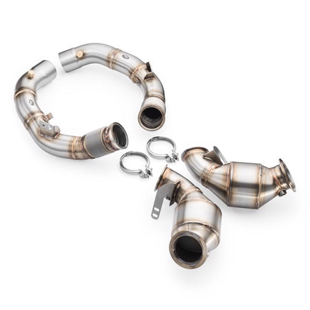 RM Motors Downpipe BMW M8 F92 + CATALYST HJS 300 cpsi EURO 6