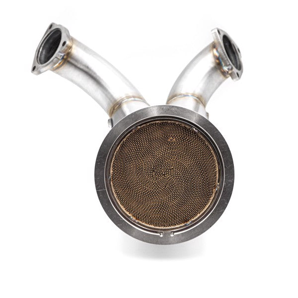 RM Motors Downpipe AUDI S4 B9, S5 8W6 with a catalyst Catalyst - MS