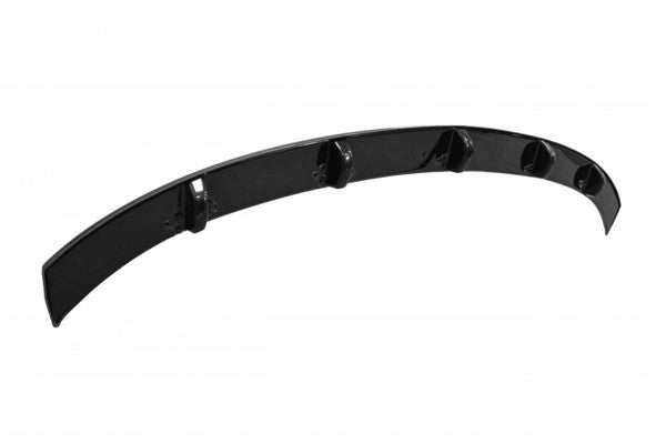 Maxton Central Rear Splitter Alfa Romeo Brera (With Vertical Bars) - Gloss Black