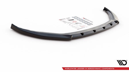 Maxton Front Splitter V.2 Skoda Kamiq - Gloss Black