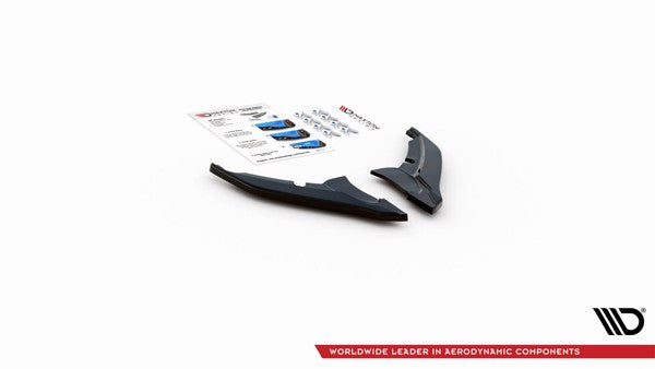Maxton Rear Side Splitters Peugeot 308 Gt Mk2 Facelift - Gloss Black