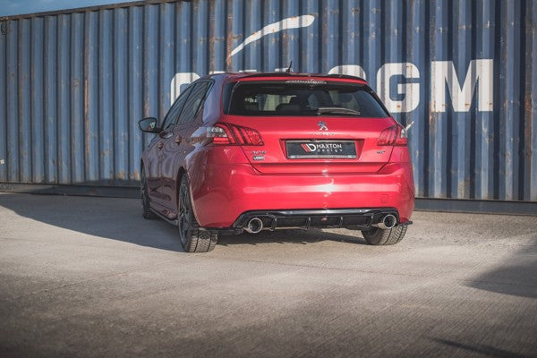 Maxton Rear Side Splitters Peugeot 308 Gt Mk2 Facelift - Gloss Black