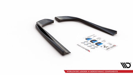 Maxton Rear Side Splitters For Mercedes-Amg E53 Coupe C238 - Gloss Black