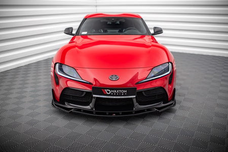 Maxton Front Splitter V.4 Toyota Supra Mk5 - Gloss Black