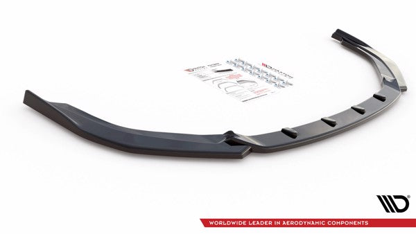 Maxton Front Splitter Toyota Corolla Gr Sport Hatchback Xii - Gloss Black